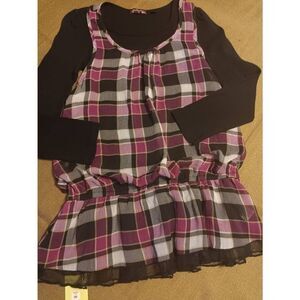 "Tempted" brand Girl's Top - Size: L  (0543)